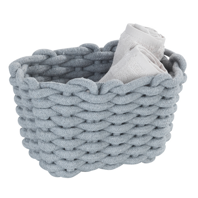 Wenko 1069558 - panier de rangement tia s gris | 1 pièce