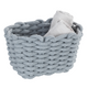 Wenko 1069558 - panier de rangement tia s gris | 1 pièce