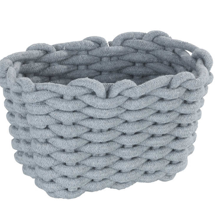 Wenko 1069558 - panier de rangement tia s gris | 1 pièce