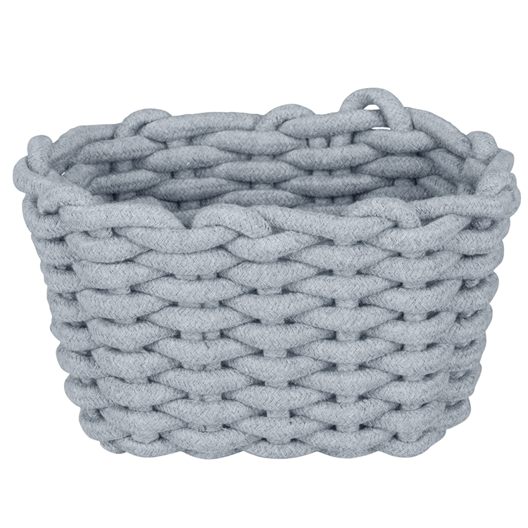 Wenko 1069558 - panier de rangement tia s gris | 1 pièce