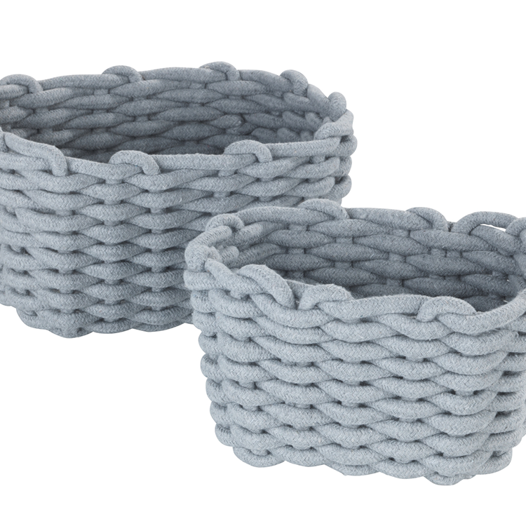 Wenko 1069558 - panier de rangement tia s gris | 1 pièce