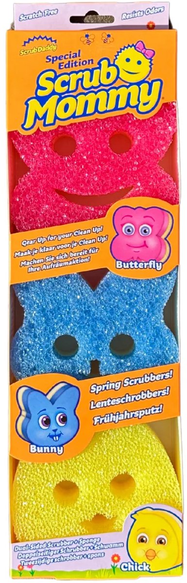 Scrub papa gommage maman - printemps - édition limitée - 3 pack