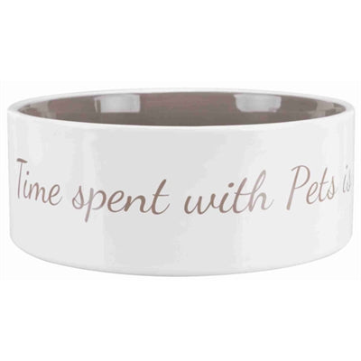 Bol de nourriture Trixie pets home taupe