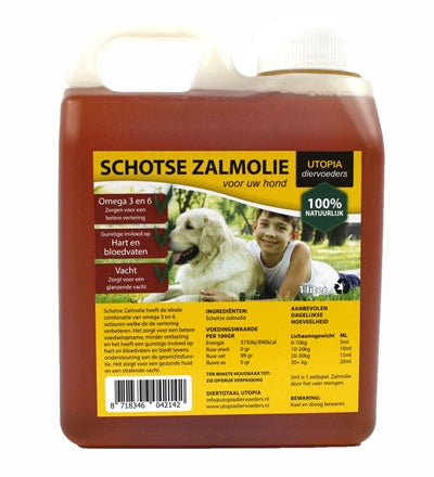 Utopie huile de saumon écossais naturel