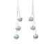 Decoris Pendentif Noël bulles irisées 28cm
