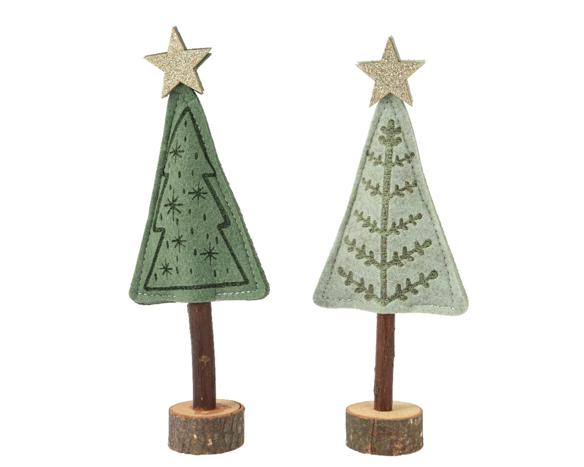 Decoris image Sapin de Noël feutre vert 20cm