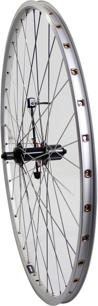 Roue arrière Roland 28 Outage Cass 7V ZAC19 en acier inoxydable en argent SPK