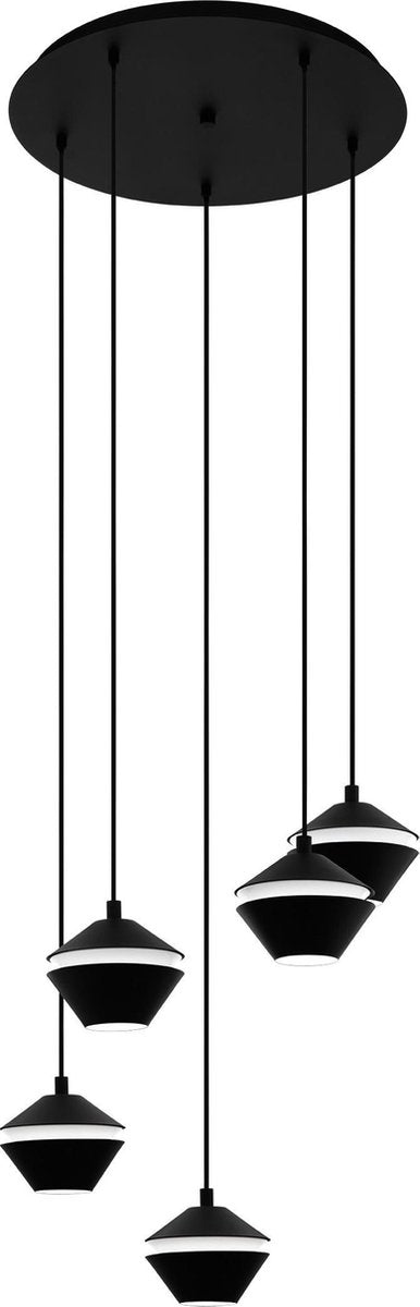 Eglo perpigo - suspension - gu10 - ø 55,5 cm - noir