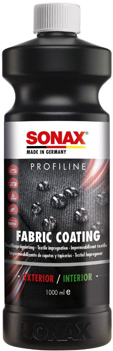 Revêtement tissu Sonax profiline - Imprégnation textile toit cabriolet