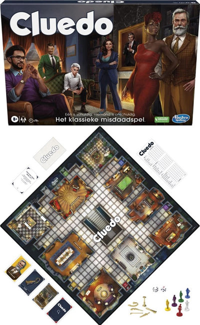 Hasbro Cluedo le jeu du crime classique.