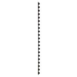Reliure à dos gbc plastique a4 6mm noir 25 feuilles