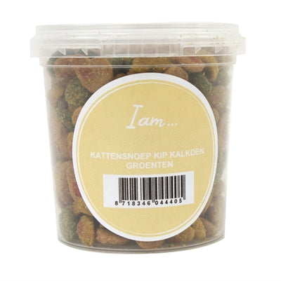 Je suis des chattes de légumes de dinde au poulet