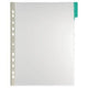 Panneaux de visualisation durables 560705 gris 5 pièces