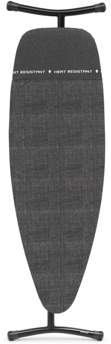 Table à repasser Brabantia d - avec place de parking résistante à la chaleur - 135x45 cm - denim noir