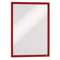 Cadre autocollant durable duraframe a3 rouge pack 2 pièces
