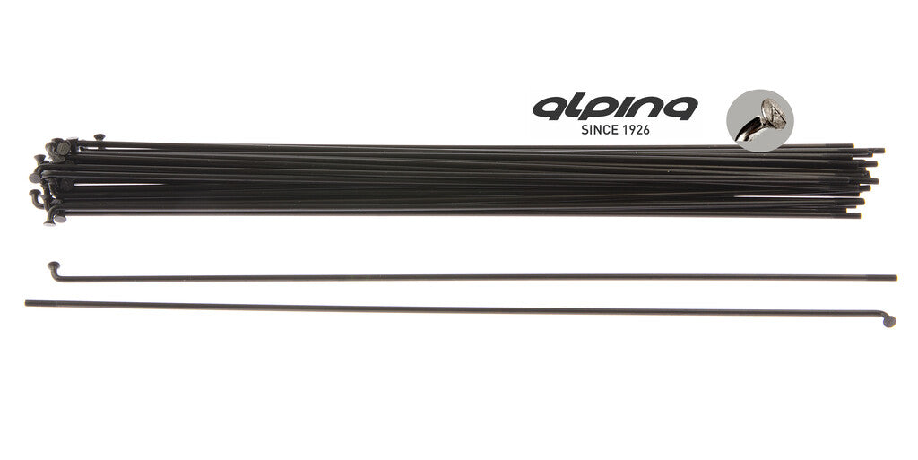 Buzaglo alpina rayon 13x292 acier inoxydable noir