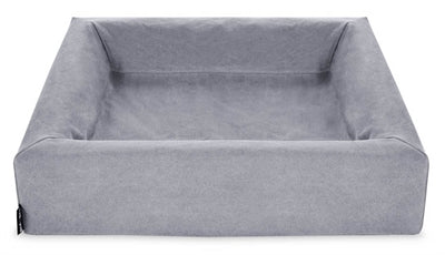 Housse de lit Bia en coton panier pour chien gris
