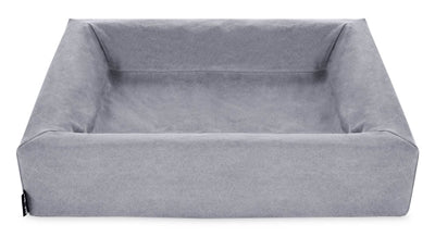Housse de lit Bia en coton panier pour chien gris