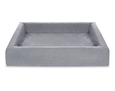 Housse de lit Bia en coton panier pour chien gris