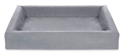 Housse de lit Bia en coton panier pour chien gris