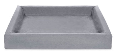 Housse de lit Bia en coton panier pour chien gris