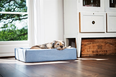 Bia Bed Cotton Hoes For Dog Basket Blue