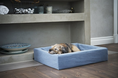 Bia Bed Cotton Hoes For Dog Basket Blue