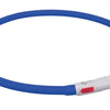 Collier de trixie USB Silicone Luminal Rechargeable Blue Royal
