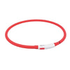 Collier de trixie USB Silicone Luminal Rechargeable Red