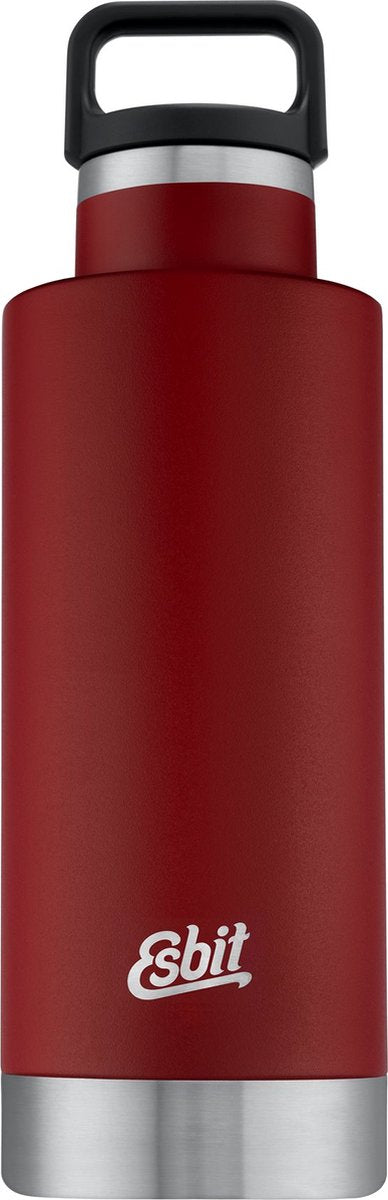 Bouteille thermos sculpteur Esbit - 750 ml - rouge bordeaux - bouchon à boucle - étanche