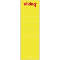 Classeur étiquettes de dos viking jaune 10 morceaux de papier