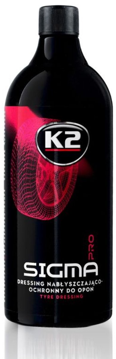 Pneus de voiture K2 gel sigma pro noir pour le polissage et l'entretien des pneus