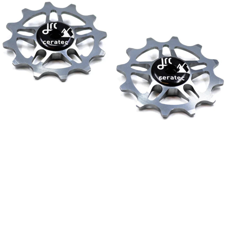 Jrc - paire de roues avec dérailleur en céramique sram force, rouge, rival axs 12t gunmetal