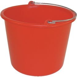 Seau de 12 litres rouge