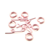 Vaessen creative • fermoir à bascule alu déco 6pcs rose - afbeelding 1