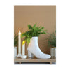 Idées 4 saisons vase bottillon crème ø7x22x19cm