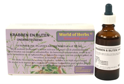 Monde des herbes fytothérapie grattant et mordant