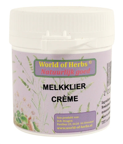 Monde des herbes fytothérapie Melk Gland Creme