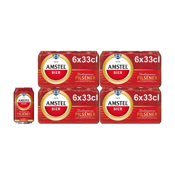 Canette de bière Amstel (24x 33cl)
