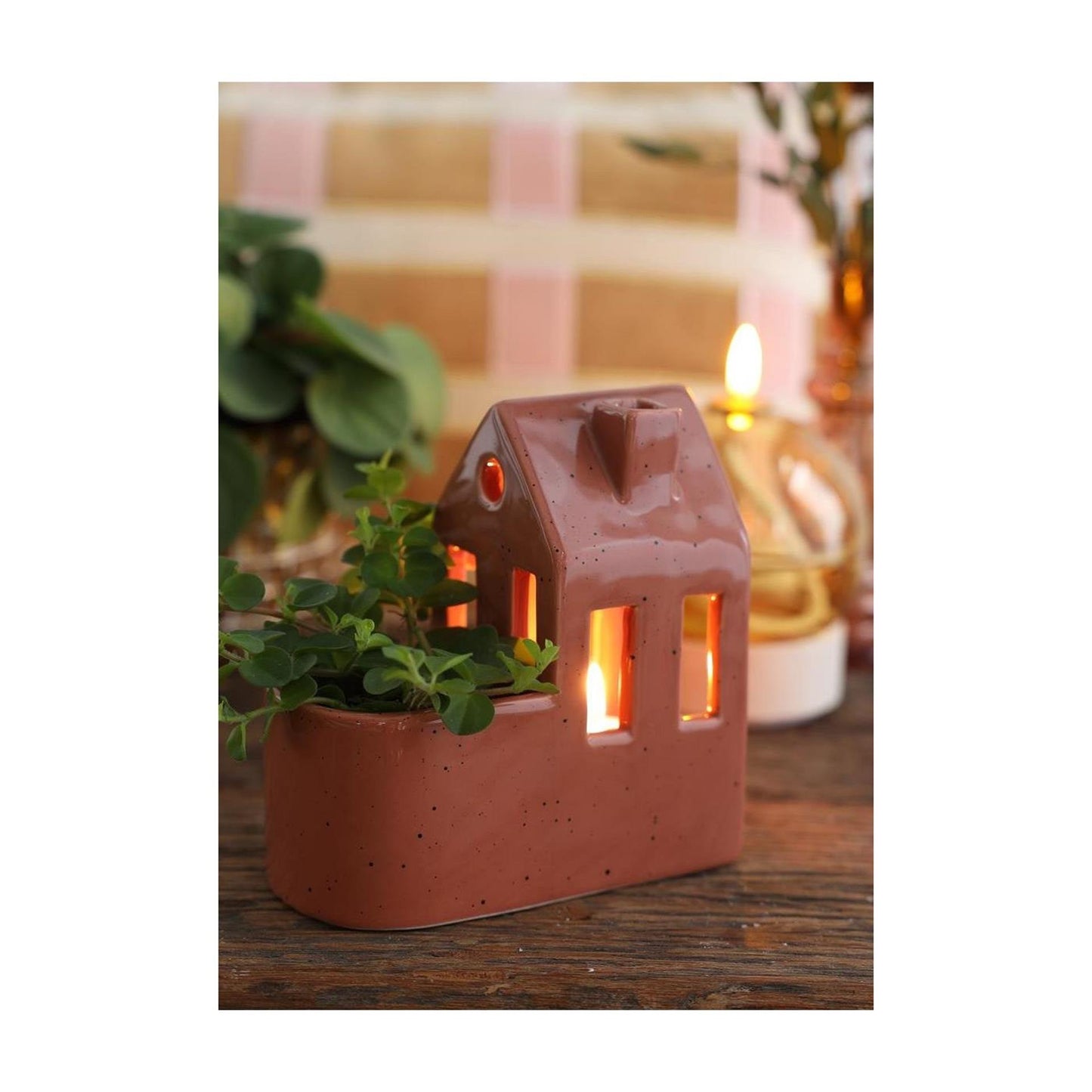 Idées 4 saisons maison des plantes terra rose ø7,3xh14,2cm