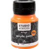 Peinture acrylique Creall Studio, semi-opaque, orange (09), 500 ml 1 bouteille