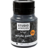 Peinture acrylique Creall Studio, opaque, noir (99), 500 ml 1 bouteille