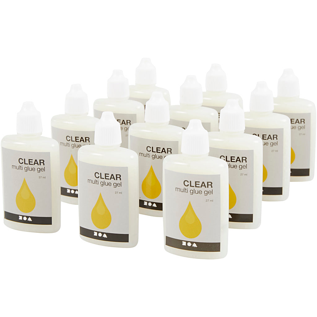 Creativ company colle multi, 12x27 ml 1 boîte