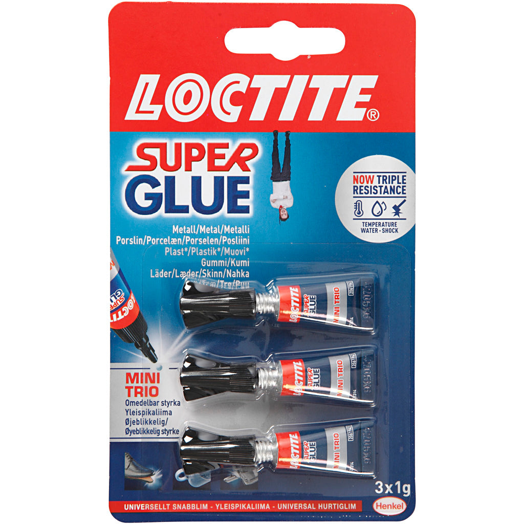 Super colle Loctite, 3x1 gr 1 boîte