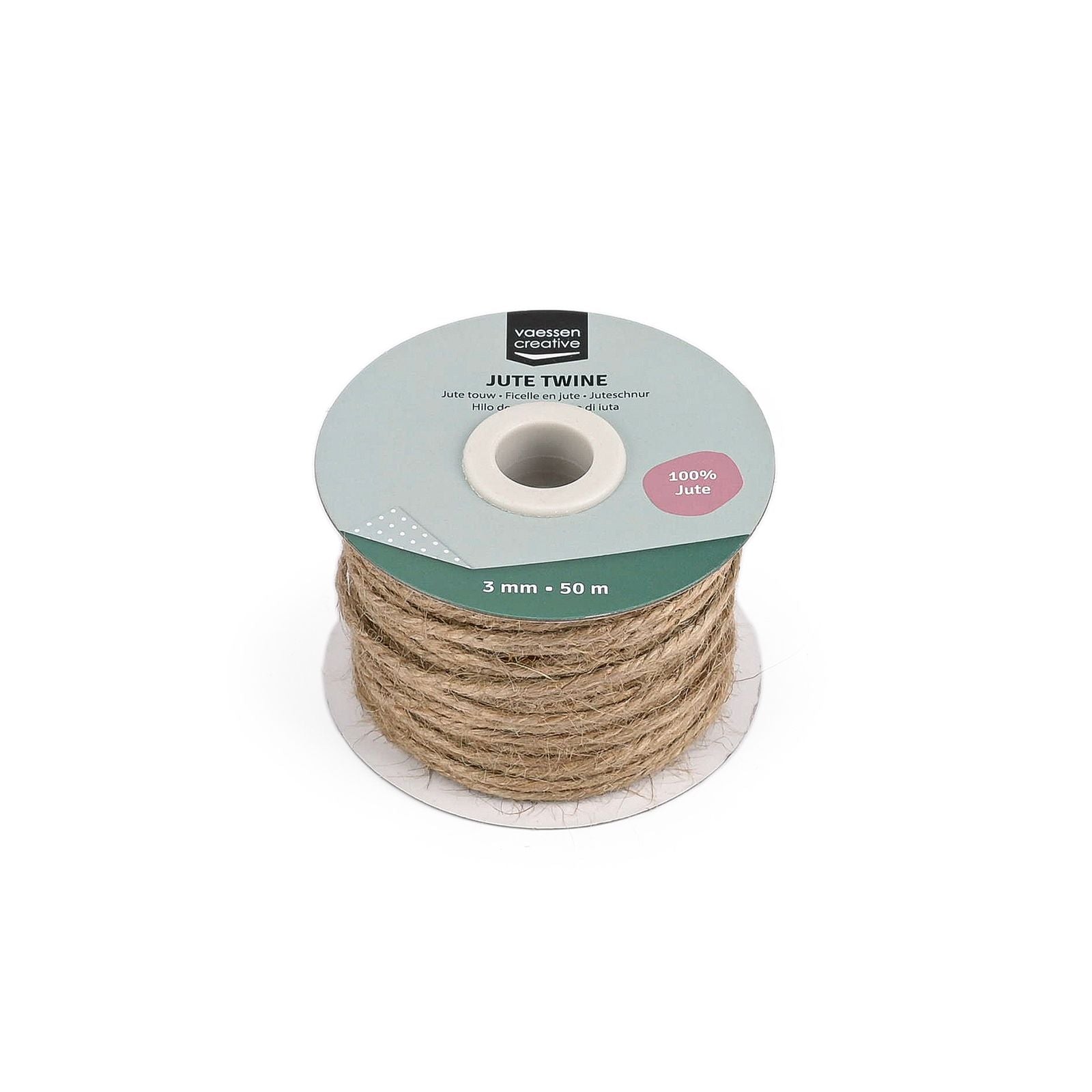 Vaessen creative • corde de jute naturel 3mmx50m