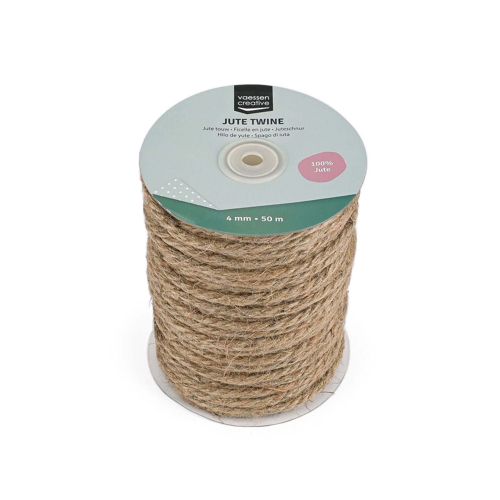 Vaessen creative • corde de jute naturel 4mmx50m