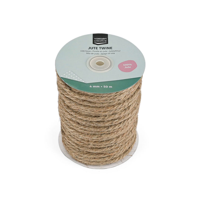 Vaessen creative • corde de jute naturel 4mmx50m