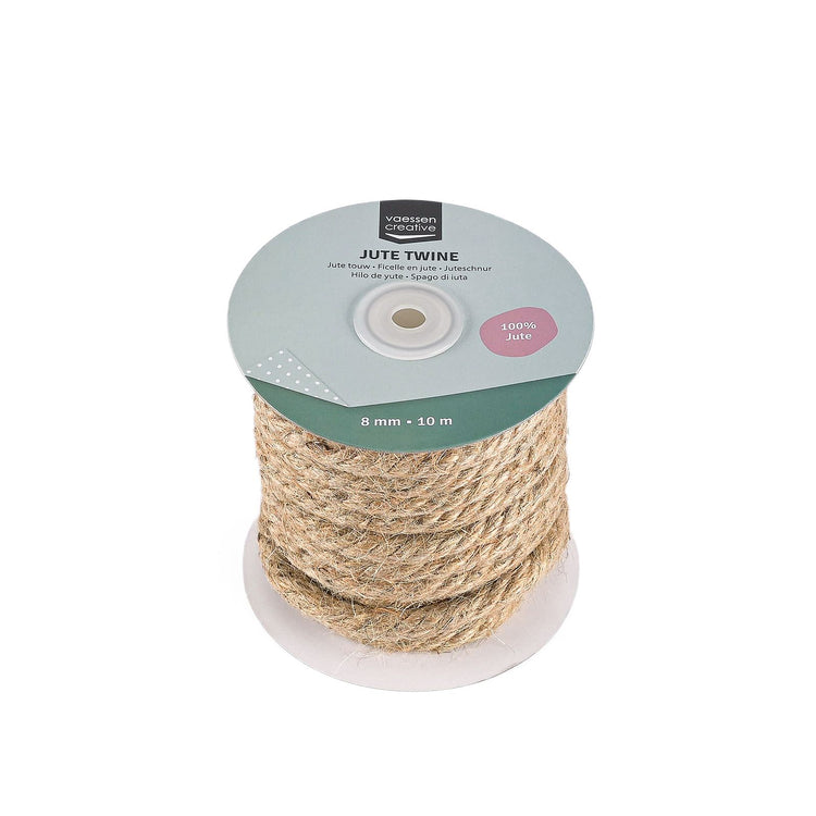 Vaessen creative • corde de jute naturel 8mmx10m
