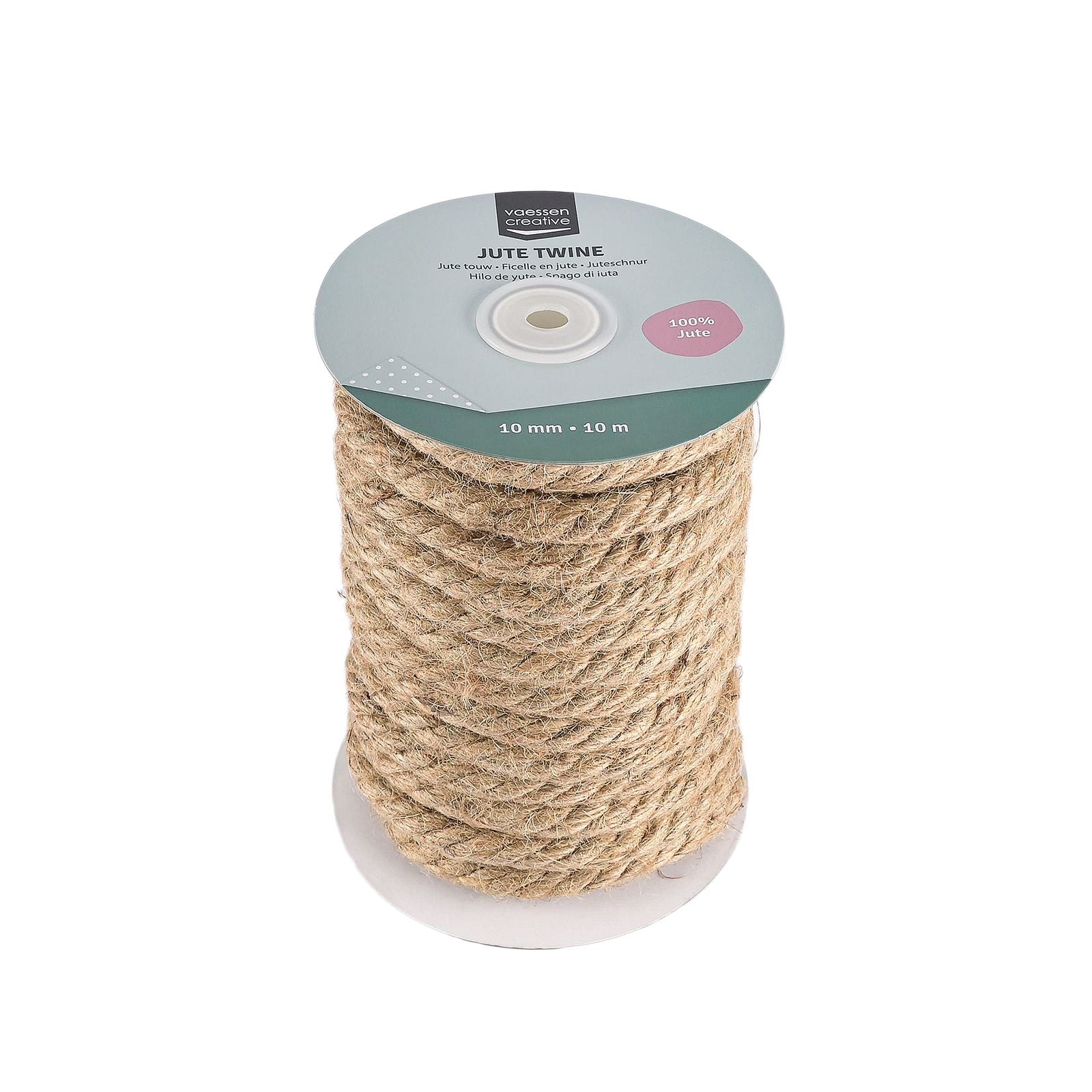 Vaessen creative • corde de jute naturel 10mmx10m