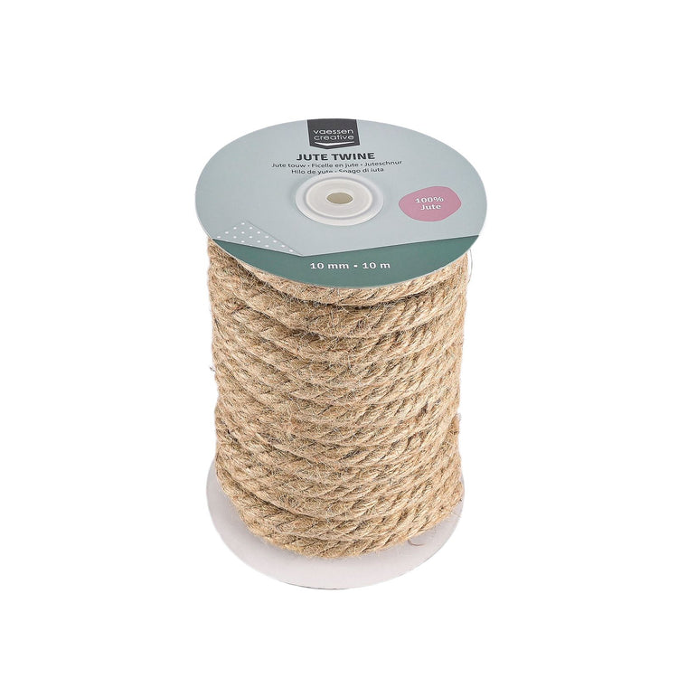 Vaessen creative • corde de jute naturel 10mmx10m